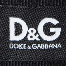 Pre Owned D&G White Cotton Chain Detailed Sleeveless Top M