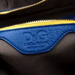 Pre Owned D&G Multicolor Fabric and Leather Lily Glam Bowler Bag