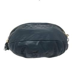 Pre Owned D&G Blue Leather Jeri Top Handle Bag