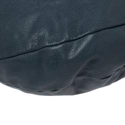 Pre Owned D&G Blue Leather Jeri Top Handle Bag