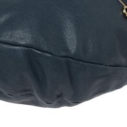 Pre Owned D&G Blue Leather Jeri Top Handle Bag