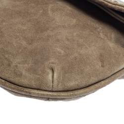 Pre Owned D&G Beige Leather Karen Clutch