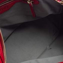 D&G Red Leather Katri Satchel