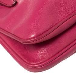 Pre Owned D&G Pink Leather Miss Allyson Shoulder Bag