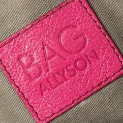 Pre Owned D&G Pink Leather Miss Allyson Shoulder Bag