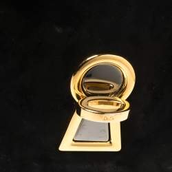 Pre Owned D&G Black Suede and Leather Trim Vlada Shoulder Bag