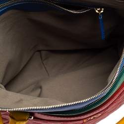 Pre Owned D&G Tricolor Quilted Leather Tote