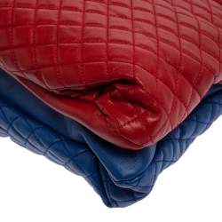 Pre Owned D&G Tricolor Quilted Leather Tote