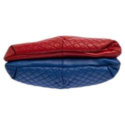 Pre Owned D&G Tricolor Quilted Leather Tote