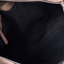 Pre Owned D&G Brown Leather Mindy Boston Bag
