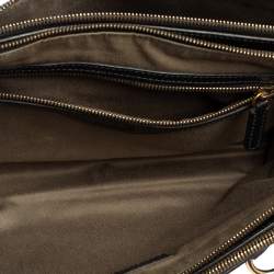 D&G Black Leather Lily Twist Satchel 