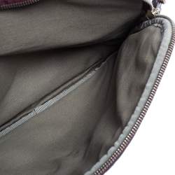 Pre Owned D&G Burgundy Quilted Leather Lily Sport Crossbody Bag