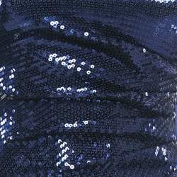 David Koma Sequin One Shoulder Mini Dress S