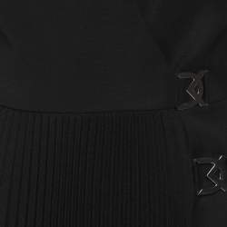 Pre Owned David Koma Black Wool Dress S