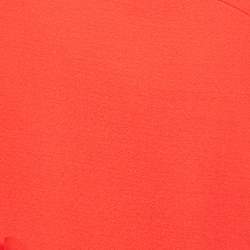 Pre Owned David Koma Red Tulle Trim Wool Cocktail Dress XS