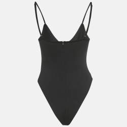 Pre Owned David Koma Black Crystal Jersey Bodycon M