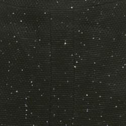 مملوكة مسبقًا David Koma Black Sequin Tweed Bralette and Mini Skirt Set S