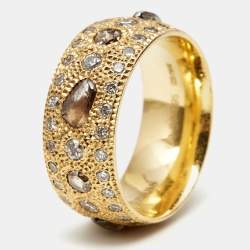 De Beers Jewellers 18kt Yellow Gold Talisman Diamond Ring