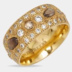 De Beers Jewellers 18kt Yellow Gold Talisman Diamond Ring