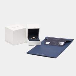 مملوكة مسبقًا De Beers Wide Court 18k Yellow Gold Band Ring Size 56