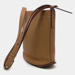 Delvaux Brown Leather Pin Shoulder Bag