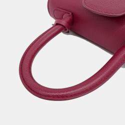 Delvaux Purple Leather Briand Mini Box bag