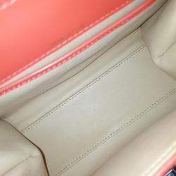 Pre Owned Delvaux Red Leather Briand Mini Box bag