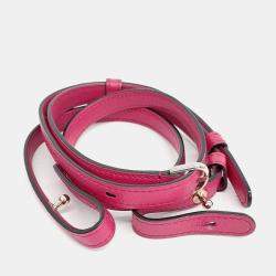 Pre Owned Delvaux Pink Leather Briand Mini Box bag