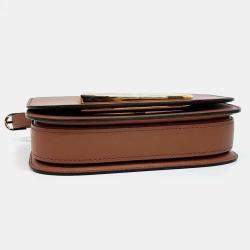 مملوكة مسبقًا Delvaux Brown Leather Ringo Small Bag