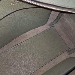 Pre Owned Delvaux Green Leather Cool Box