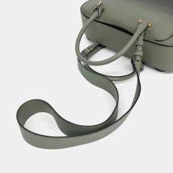 Pre Owned Delvaux Green Leather Cool Box