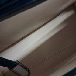 Pre Owned Delvaux Black Leather Tompet GM bag