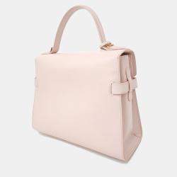 Pre Owned Delvaux Pink Leather Tompet MM