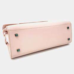 Pre Owned Delvaux Pink Leather Tompet MM