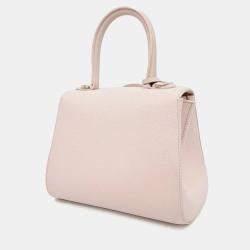 مملوكة مسبقًا حقيبة ديلفو بوكس برياند صغيرة جلد وردية