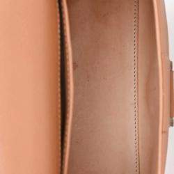 مملوكة مسبقًا حقيبة ديلفو بريلان جلود بني ميني مع حزام