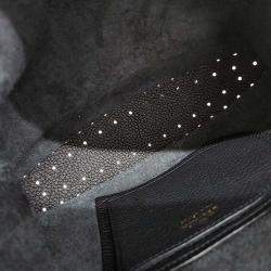 Pre Owned حقيبة ديلفو جلد أسود بين سوينغ وت وكتف