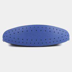 Pre Owned Delvaux Pan Swing 2Way Handbag Blue Leather