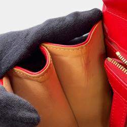 Pre Owned Delvaux Brillon Lipstick Box Calf Leatherleather Size Mm