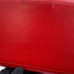 Pre Owned Delvaux Brillon Lipstick Box Calf Leatherleather Size Mm