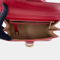 Pre Owned Delvaux Brillon Lipstick Box Calf Leatherleather Size Mm