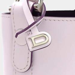 Pre Owned Delvaux Pink Leather Delvaux Pin Mini Bucket Bag
