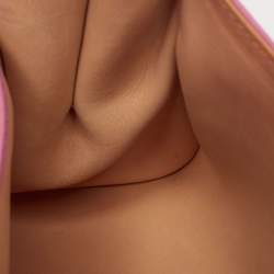 Pre Owned Delvaux Brillant Mini Pink Leather Top Handle Bag