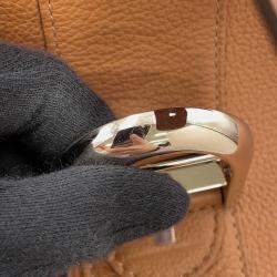 Pre Owned Delvaux Brillon Brown Leather Size Mm