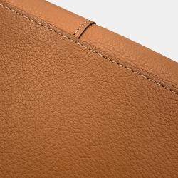 Pre Owned Delvaux Brillon Brown Leather Size Mm