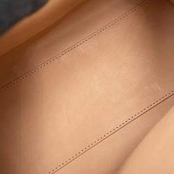 Pre Owned Delvaux Brillon Brown Leather Size Mm