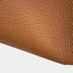 Pre Owned Delvaux Brillon Brown Leather Size Mm