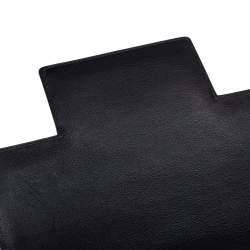 Delvaux Black/Red Leather Madame PM Shoulder Bag 