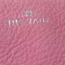 Devlaux Pink Leather Flap Shoulder Bag