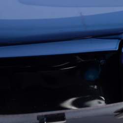 Pre Owned Delvaux Dark Blue Vinyl Dark Knight Tempete Top Handle Bag